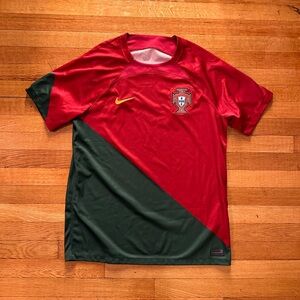 Nike Portugal Home 22-23 Stadium Men's Jersey Red-Green Christiano Ronaldo